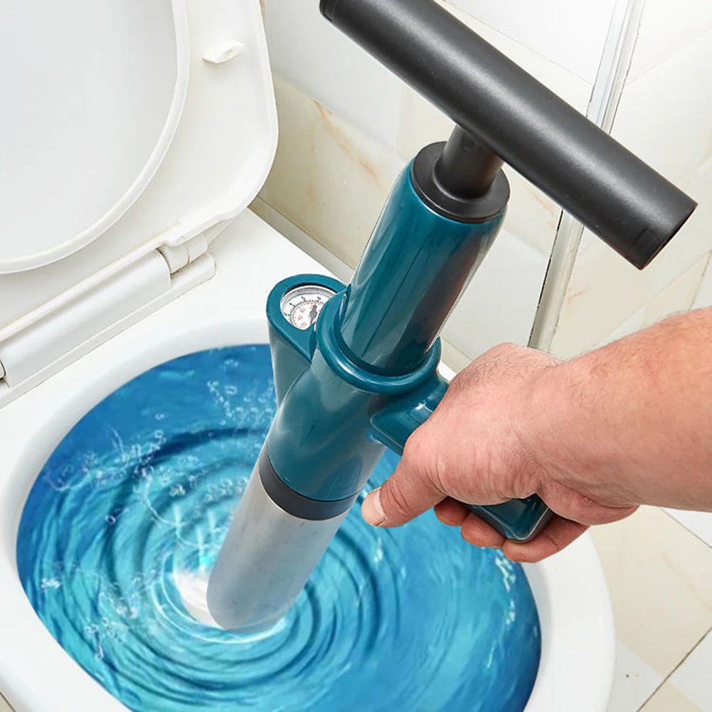 High-Pressure Drain Plunger for Toilets, Sinks & Showers