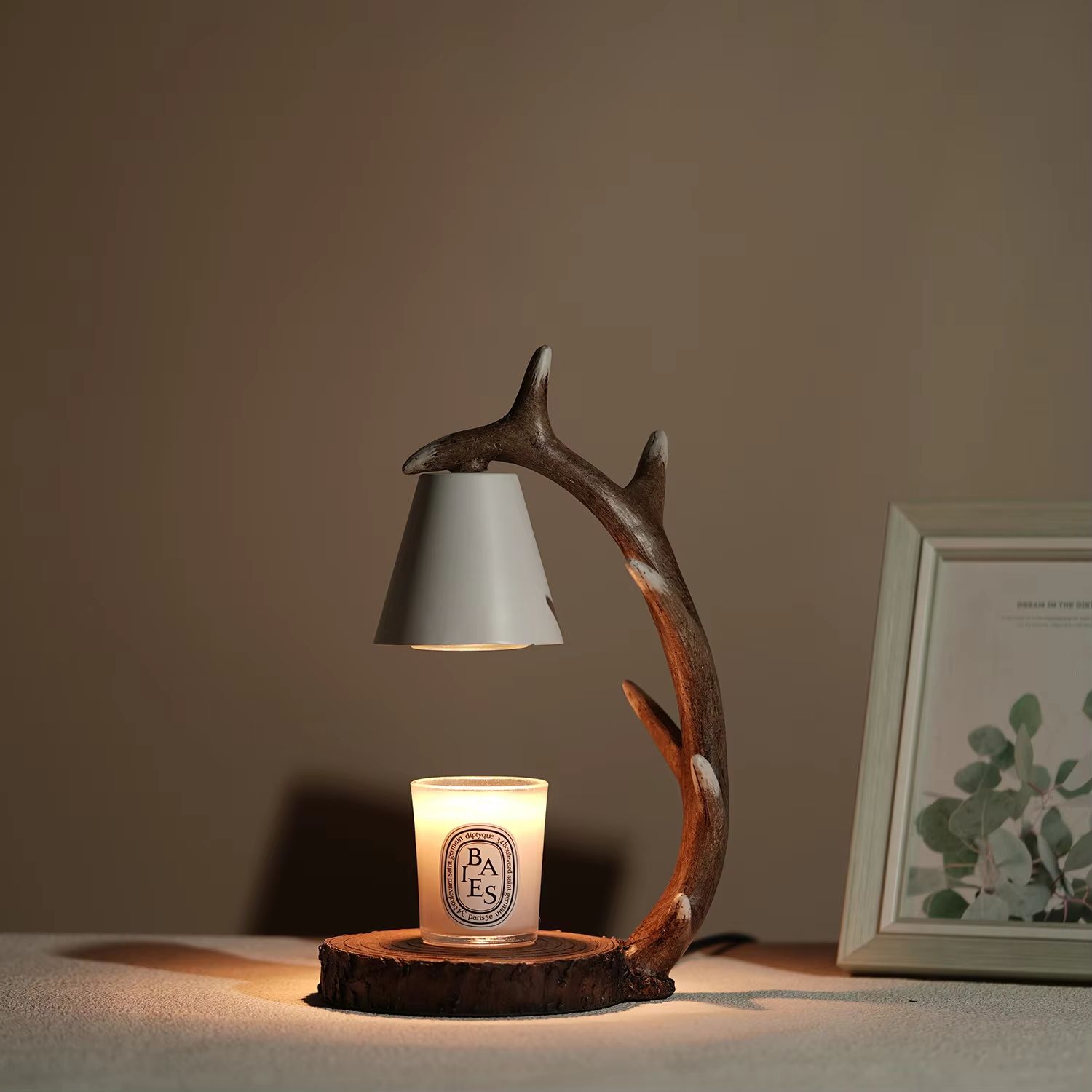 Elegant Vintage Candle Warmer Lamp Dimmable Wax Melt Fragrance Warmer for Home Decor