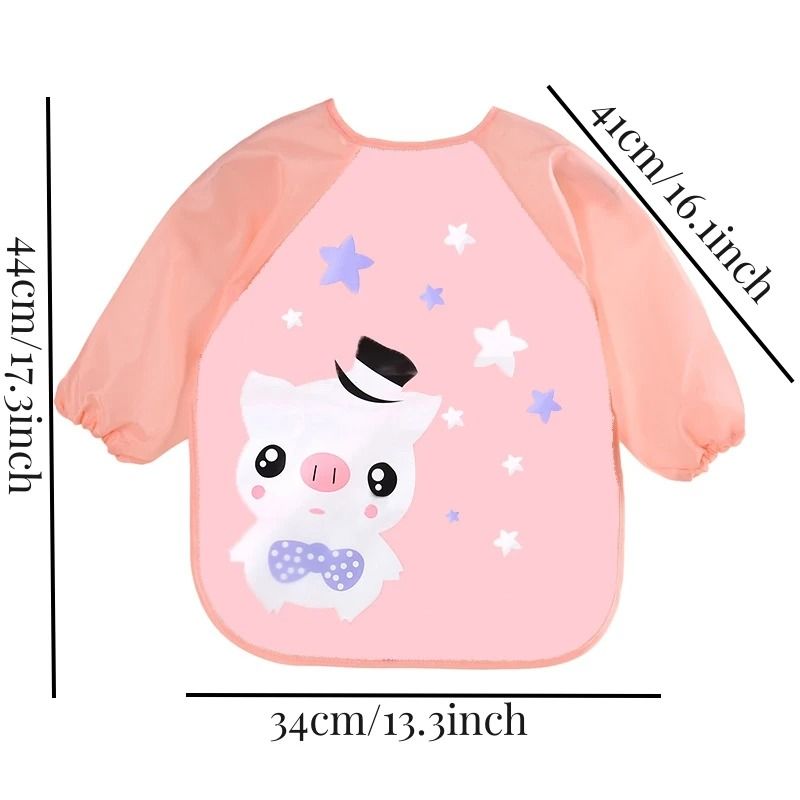 Waterproof Long Sleeve Baby Feeding Smock