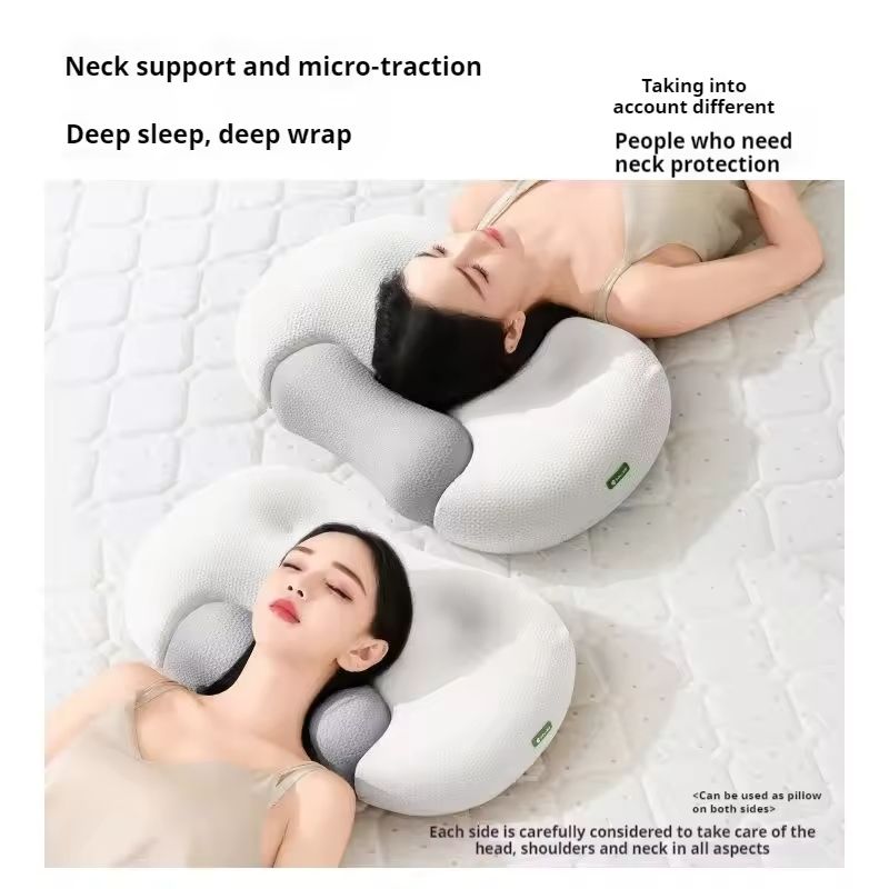 Memory Foam Cervical Pillow for Neck Pain Relief Ergonomic Orthopedic Contour Support