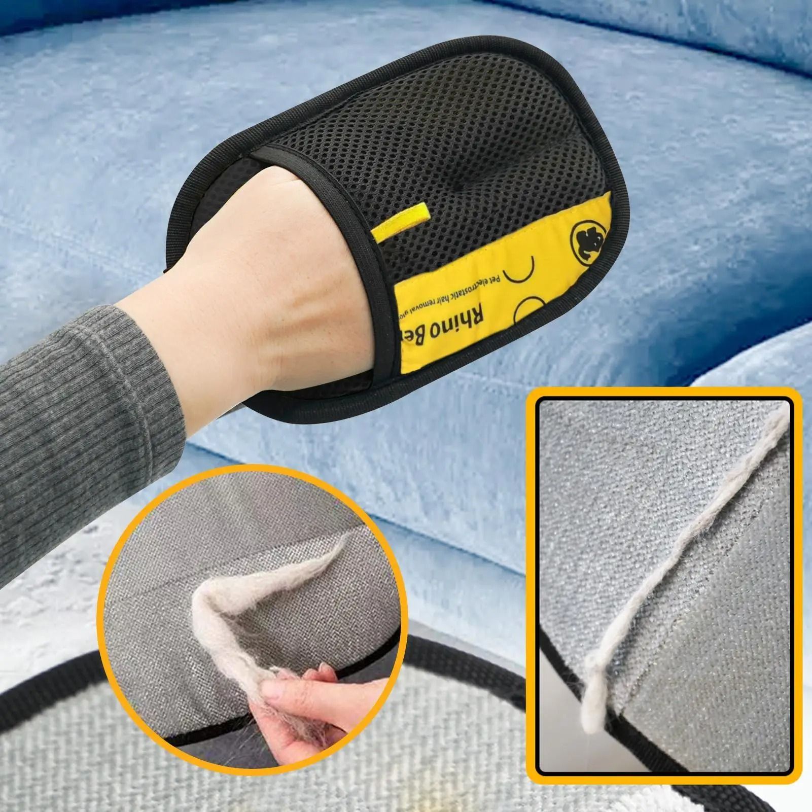 Double Sided Pet Grooming Gloves
