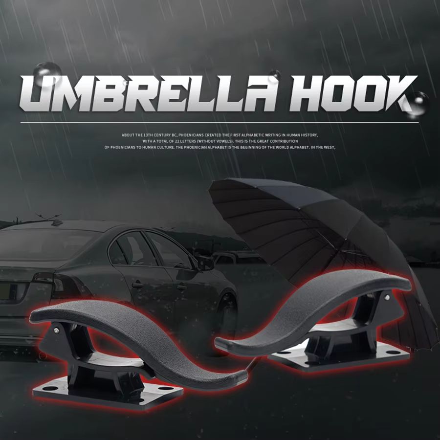 Universal Car Seat Back Hook Multi-Purpose Trunk & Umbrella Holder
