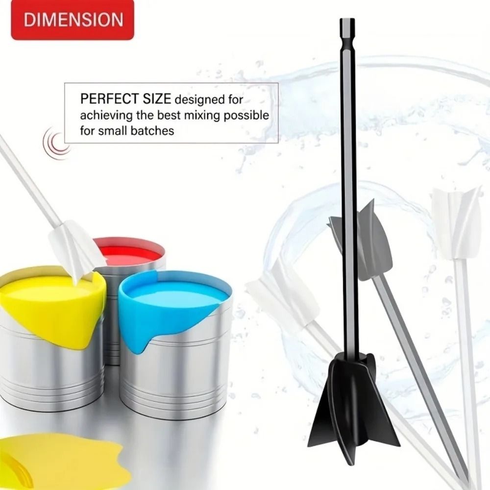 Adjustable Black Epoxy Resin Mixer Paddle Attachment