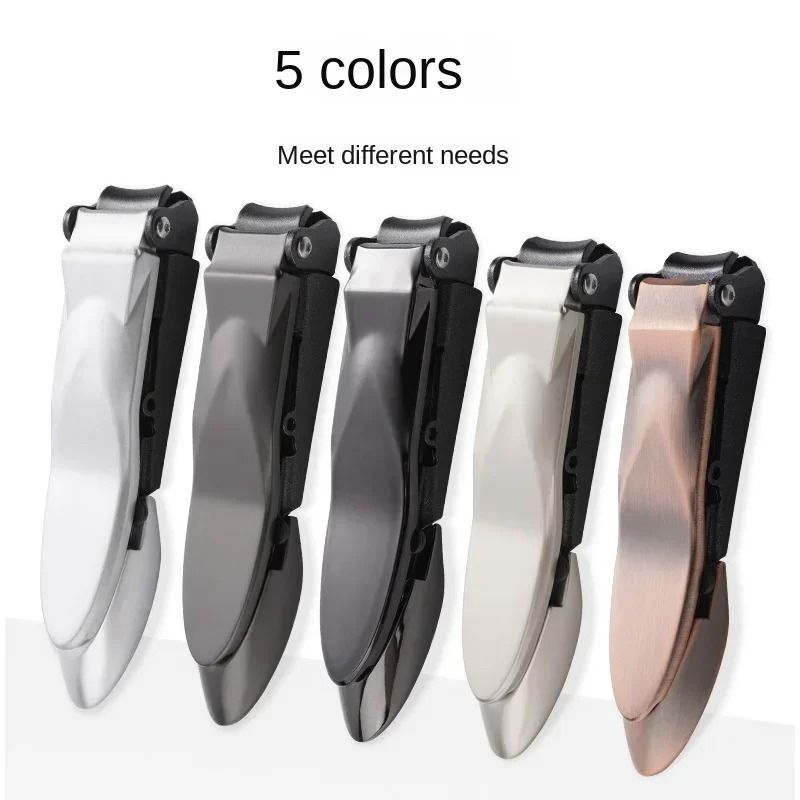 Anti-Splash Nail Clipper with Built-In Catcher