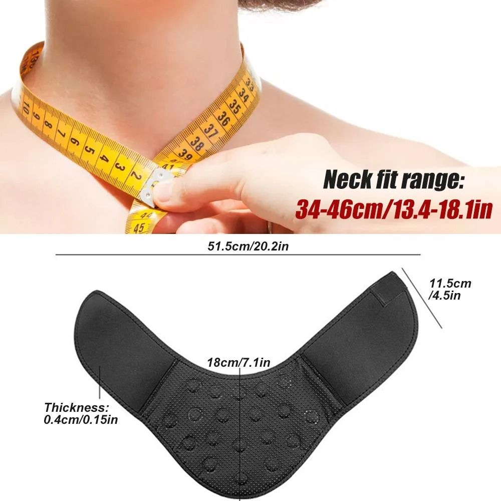 Thermal Magnetic Therapy Neck Relaxer Belt Neck Warmer Soft Support for Neck Pain Relief