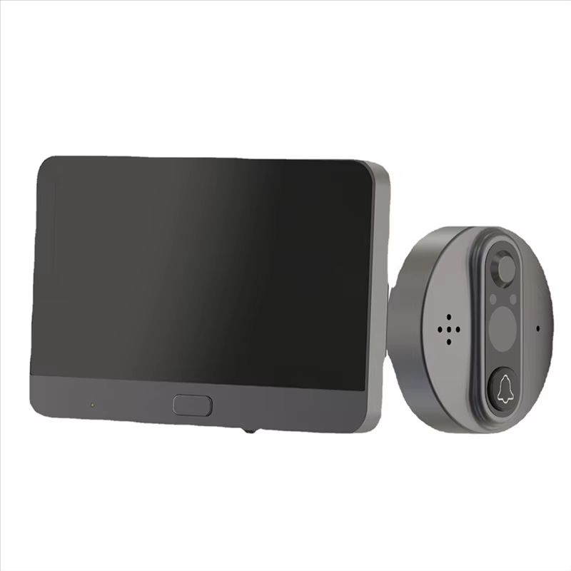 ABDH 3MP Smart Wi-Fi Doorbell & Eye Peephole Camera – Tuya/Smart Life Security Viewer