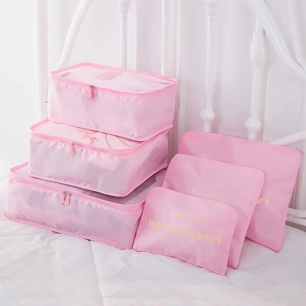 6-Piece Travel Luggage Packing Cube Set