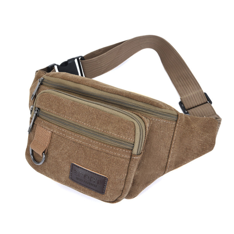 Multi-functional Men's Waist Bag, Large Capacity Phone Wallet Multi-functional Male's Shoulder Bags