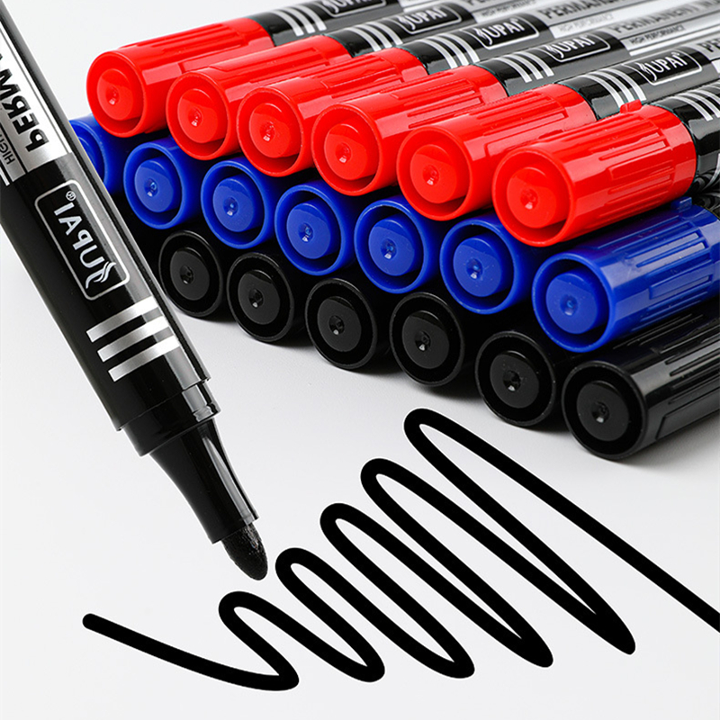 Fine Point Permanent Marker Pens Waterproof Ink, Nib for Precision Writing & Drawing