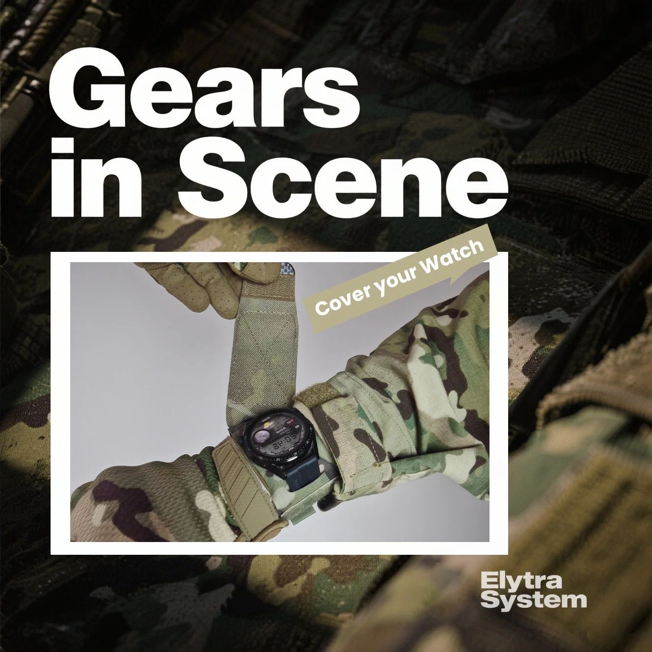 Tactical Nylon Smartwatch Watch Band