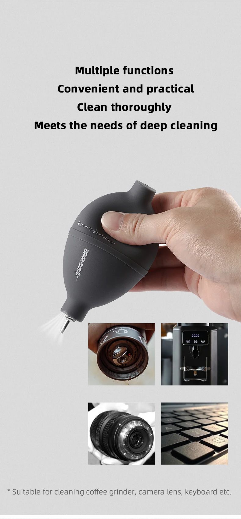Coffee Grinder Air Blower Cleaning Tool