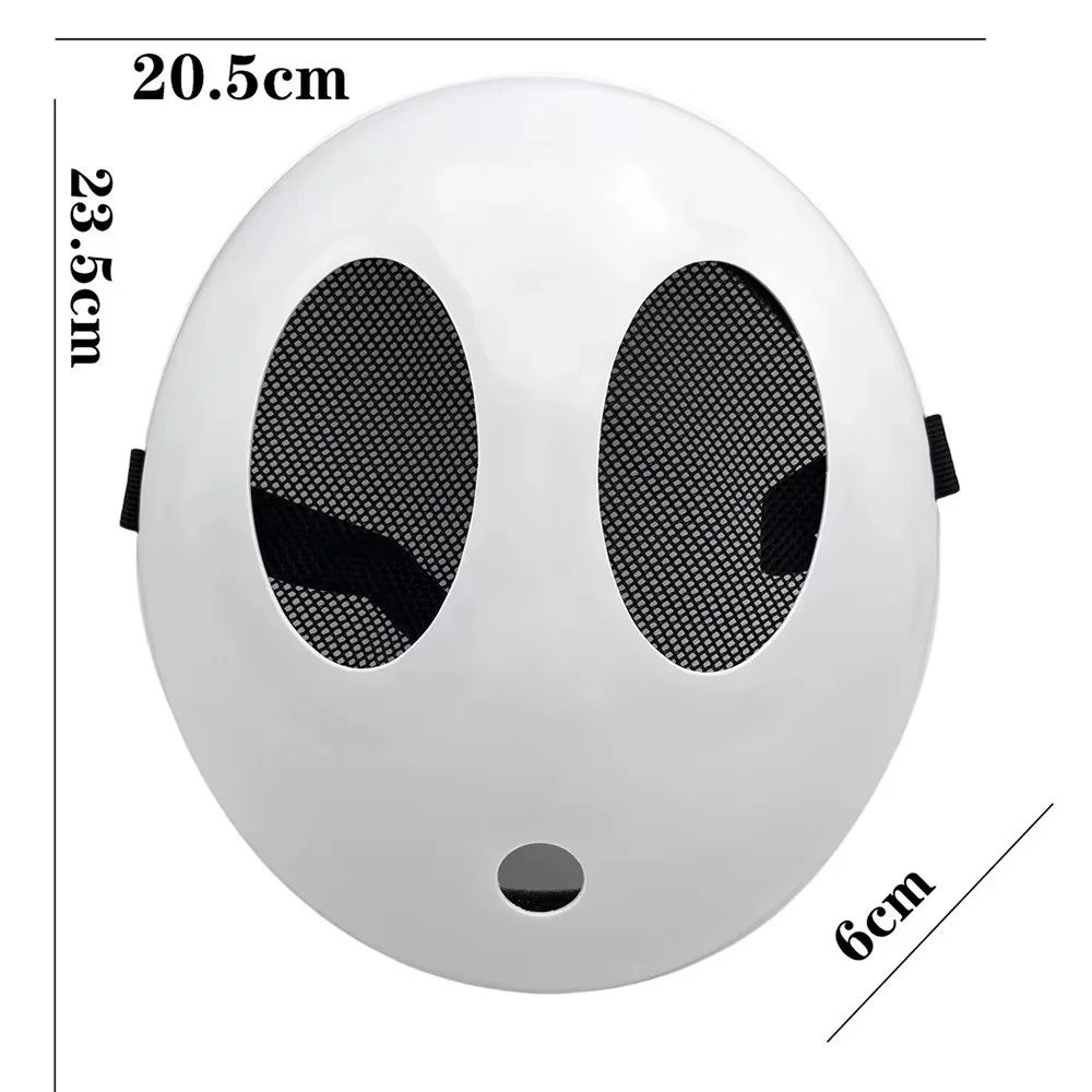 Shy Guy Cosplay Mask Funny Cartoon Costume Party Mask