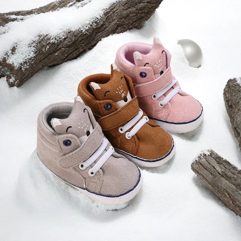 Soft Sole Baby First Walker Shoes – Cute Infant Canvas Sneakers for Boys & Girls
