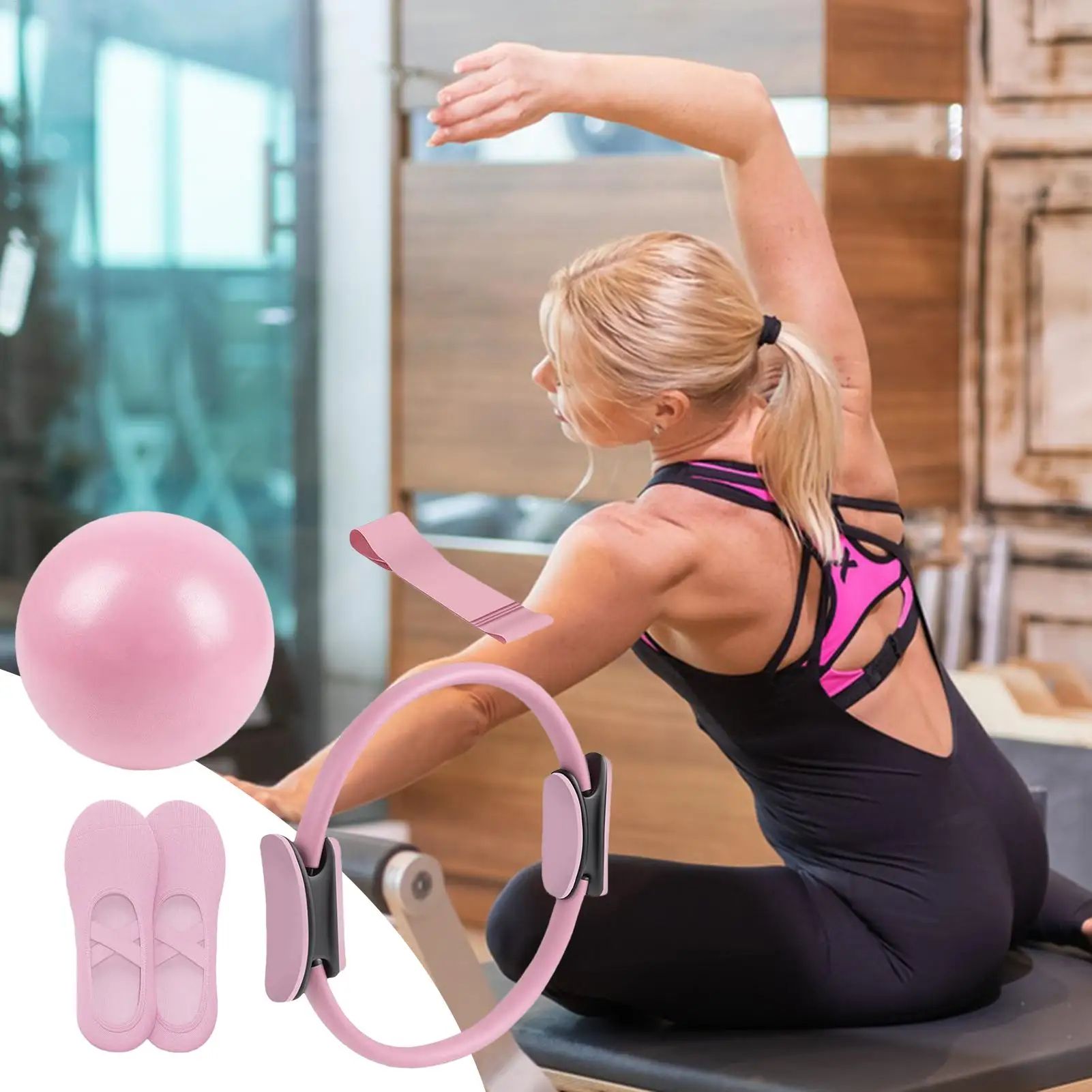 Pilates Ball and Ring Set