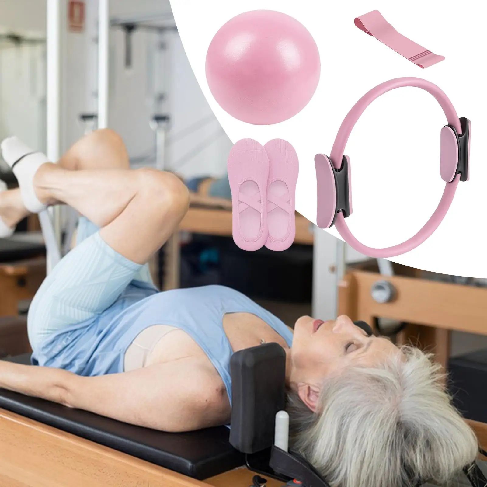 Pilates Ball and Ring Set