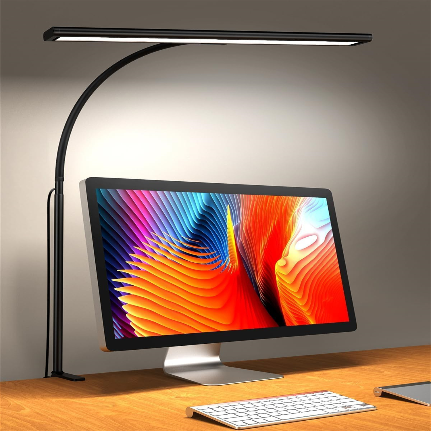 USB Desk Lamp for Office and Study Stepless Dimmable Screen Lamp LED Monitor Light Bar
