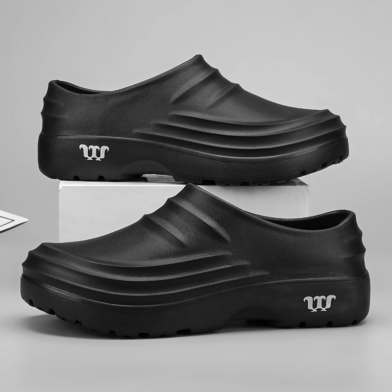 Non Slip Chef Shoes Oil Proof Slip On Kitchen Work Shoes