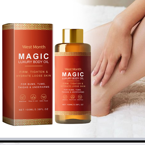 Body Firming Oil for Sagging Skin, Deep Hydration and Smoother Looking Tone