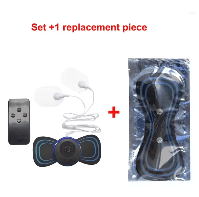 Rechargeable Neck Massager EMS Pulse Pain Relief with Remote Control