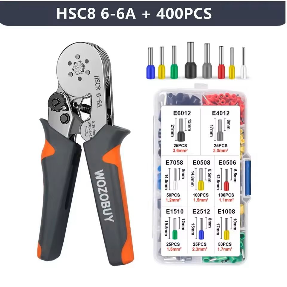 Mini Electrical Wire Crimping Tool with Ferrule Sleeves