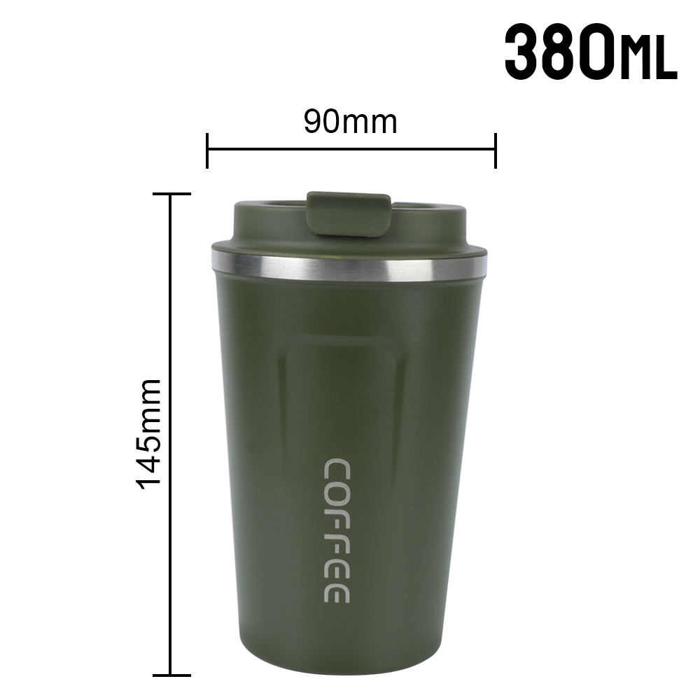 Double Stainless Steel Thermo Cafe Coffee Mug, Leak-Proof Travel Thermos Cup, Tea Water Mug, BPA Free