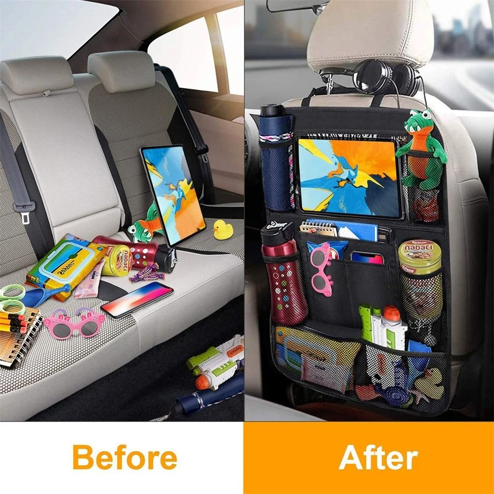 Universal Backseat Travel Organizer & Tablet Holder