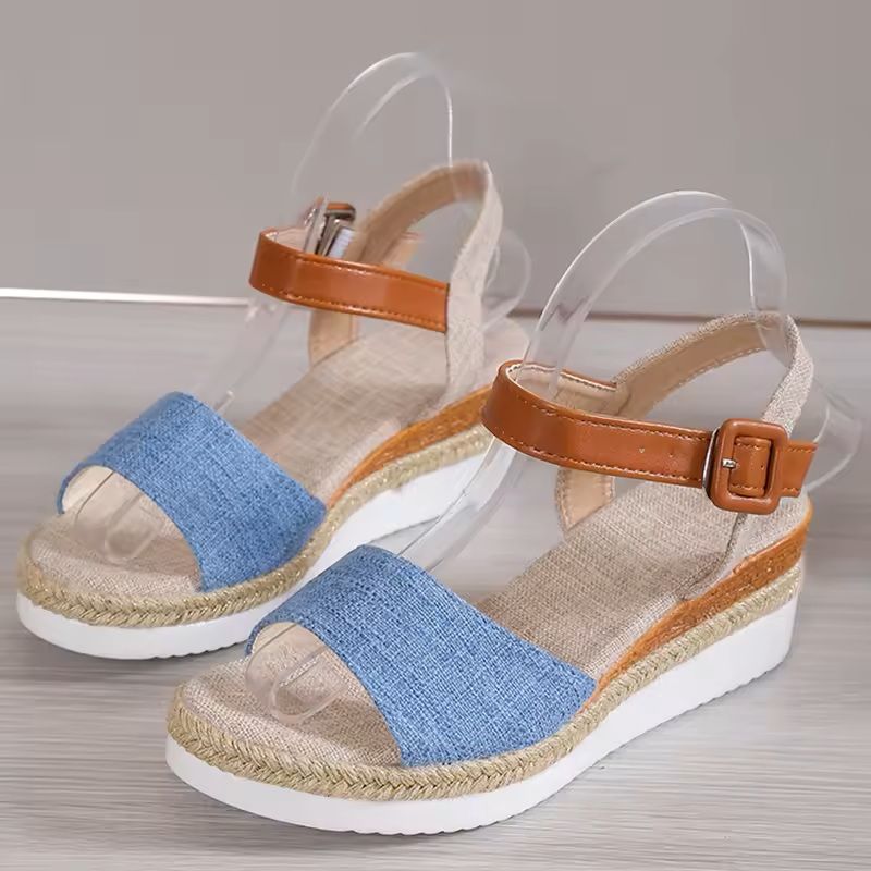 Women's Summer Wedge Sandals with Soft Sole and Elegant Design