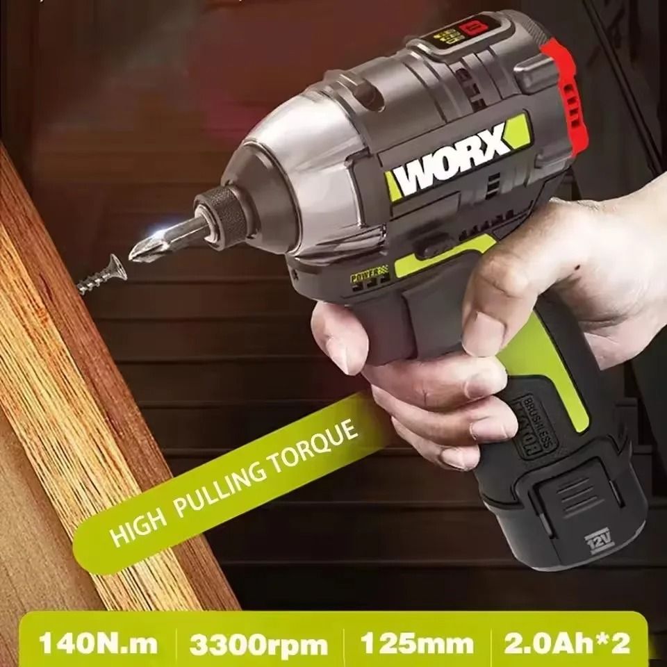 Cordless Impact Screwdriver | 160Nm Brushless 12V Power Tool