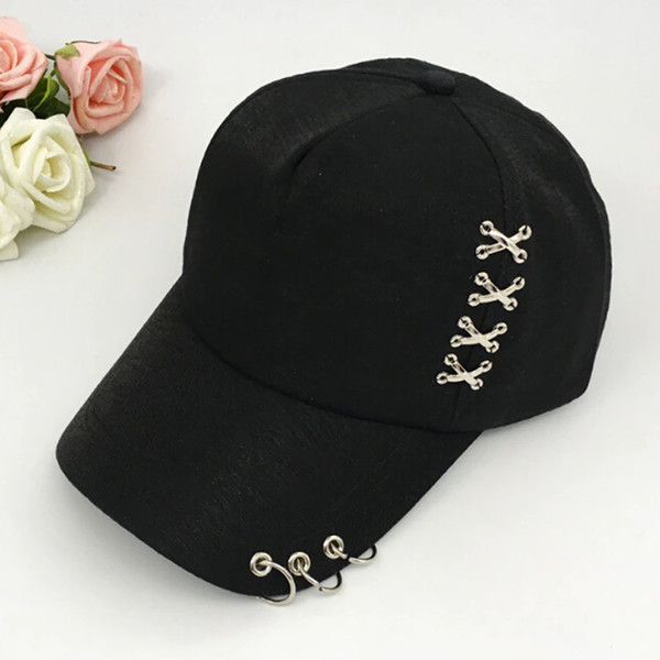 Cool Ball Cap With Rings