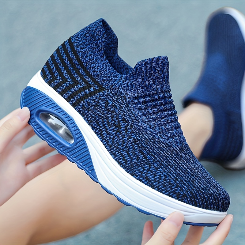 Chic Women's Knit Running Sneakers