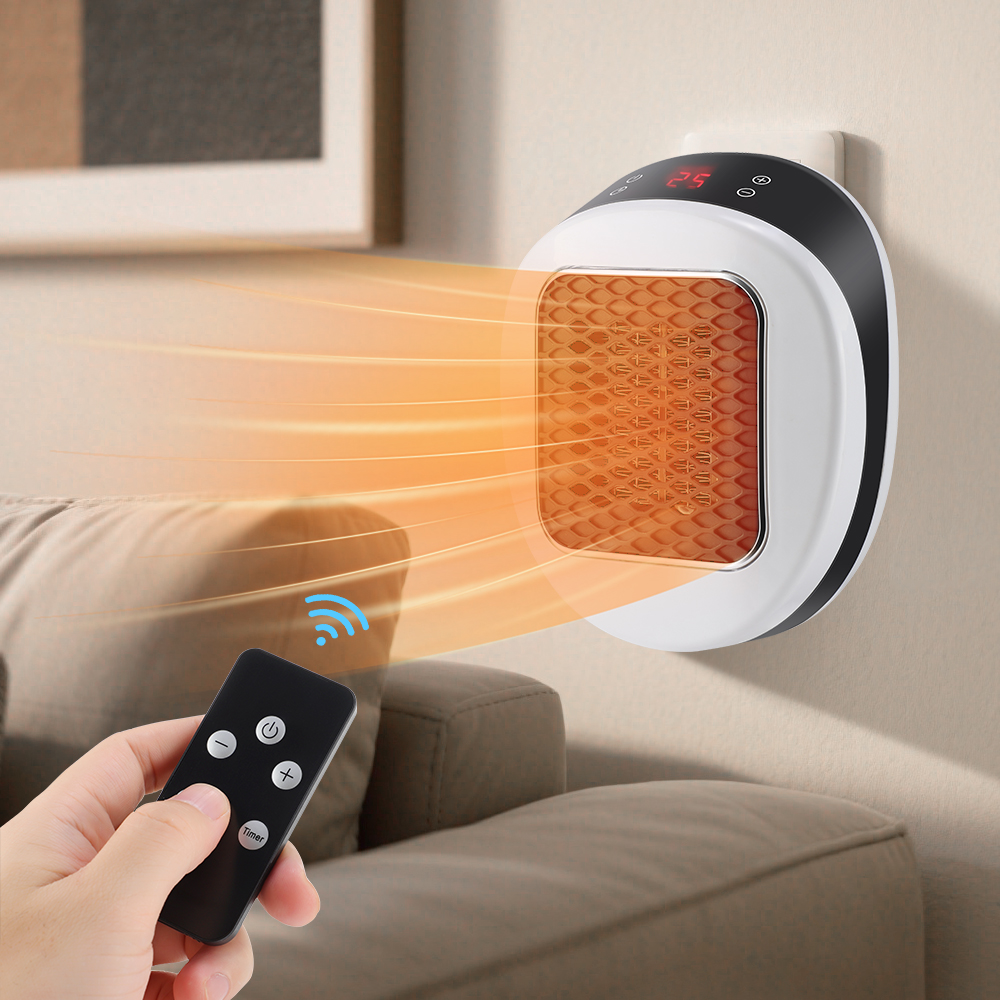 Portable Electric Heater, Remote Control Wall Heater, Home Heating Appliance for Winter Comfort