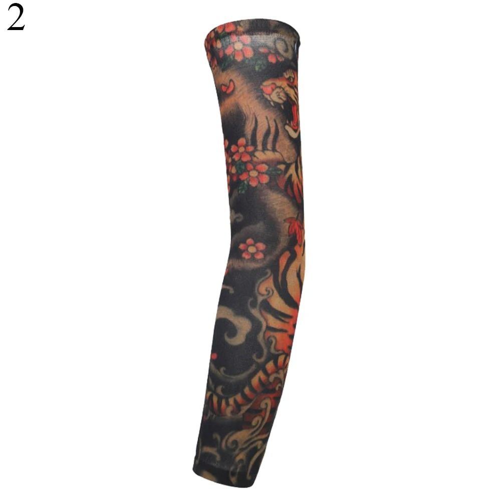 Flower Arm Tattoo Sleeves – Seamless UV Sunscreen Protection – High-Yield Athletic Interaction Hub