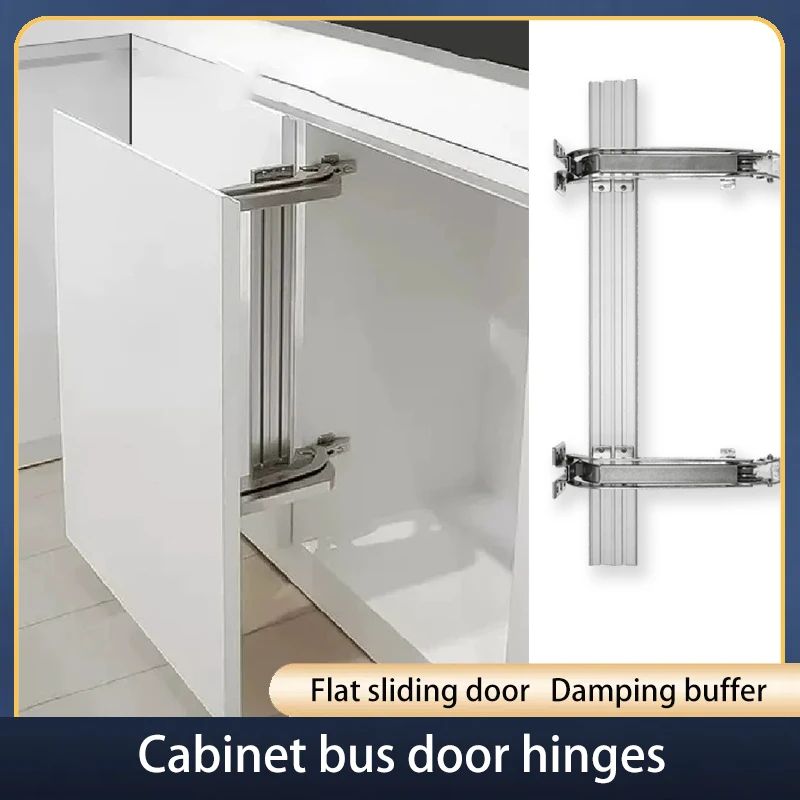 AeroSilent Aluminum Alloy Damping Door Hinges – 3D Adjustable Soft Close Cabinet & Sliding Door Hardware