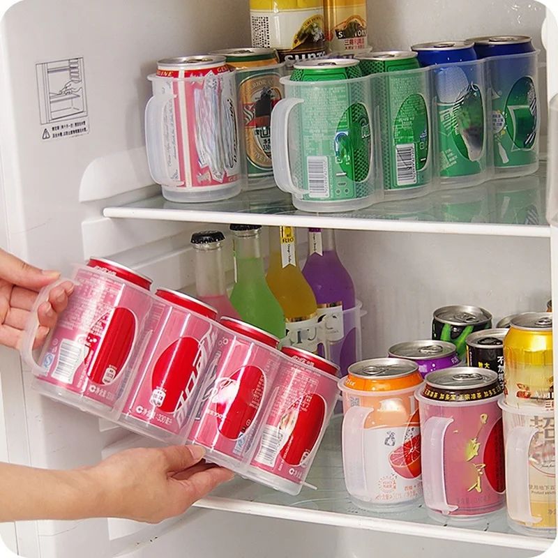 Stackable Fridge Can Organizer Rack for Soda and Beer Storage