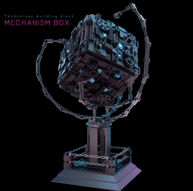 Mechanism Decryption Building Block Puzzle Toy High Difficulty Assembly Challenge