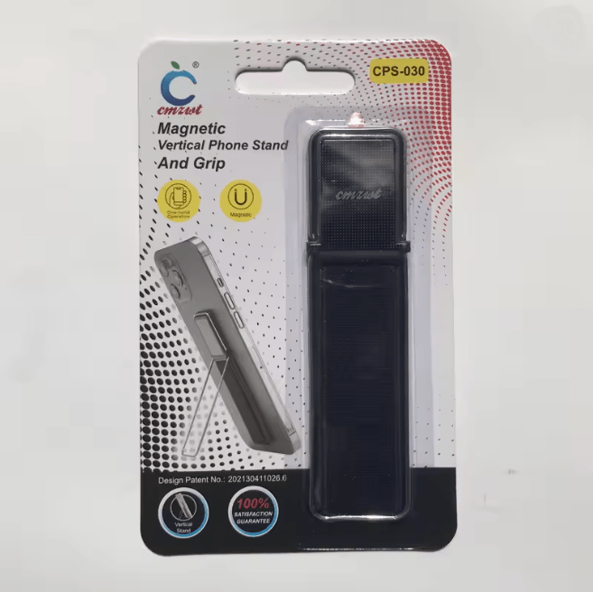 Elastic Phone Grip Strap with Kickstand Adhesive Finger Holder