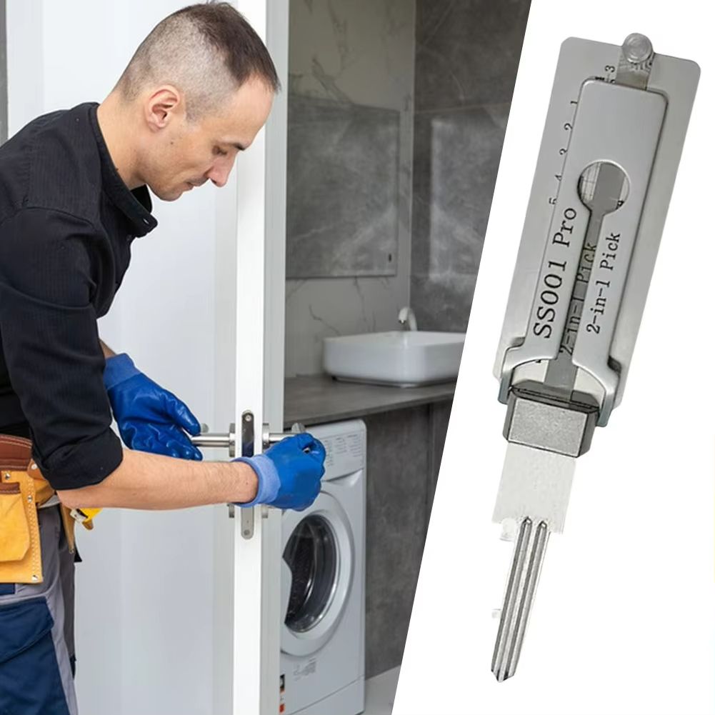 ProDecode 2-in-1 Stainless Steel Key Decoder & Hook Tool