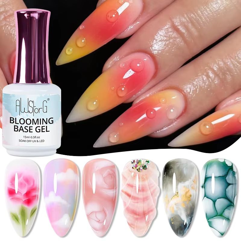 15ml Nail Blooming Gel – Easy Blossom Effect Functional Gel for Creative Nail Art & Salon-Quality Designs