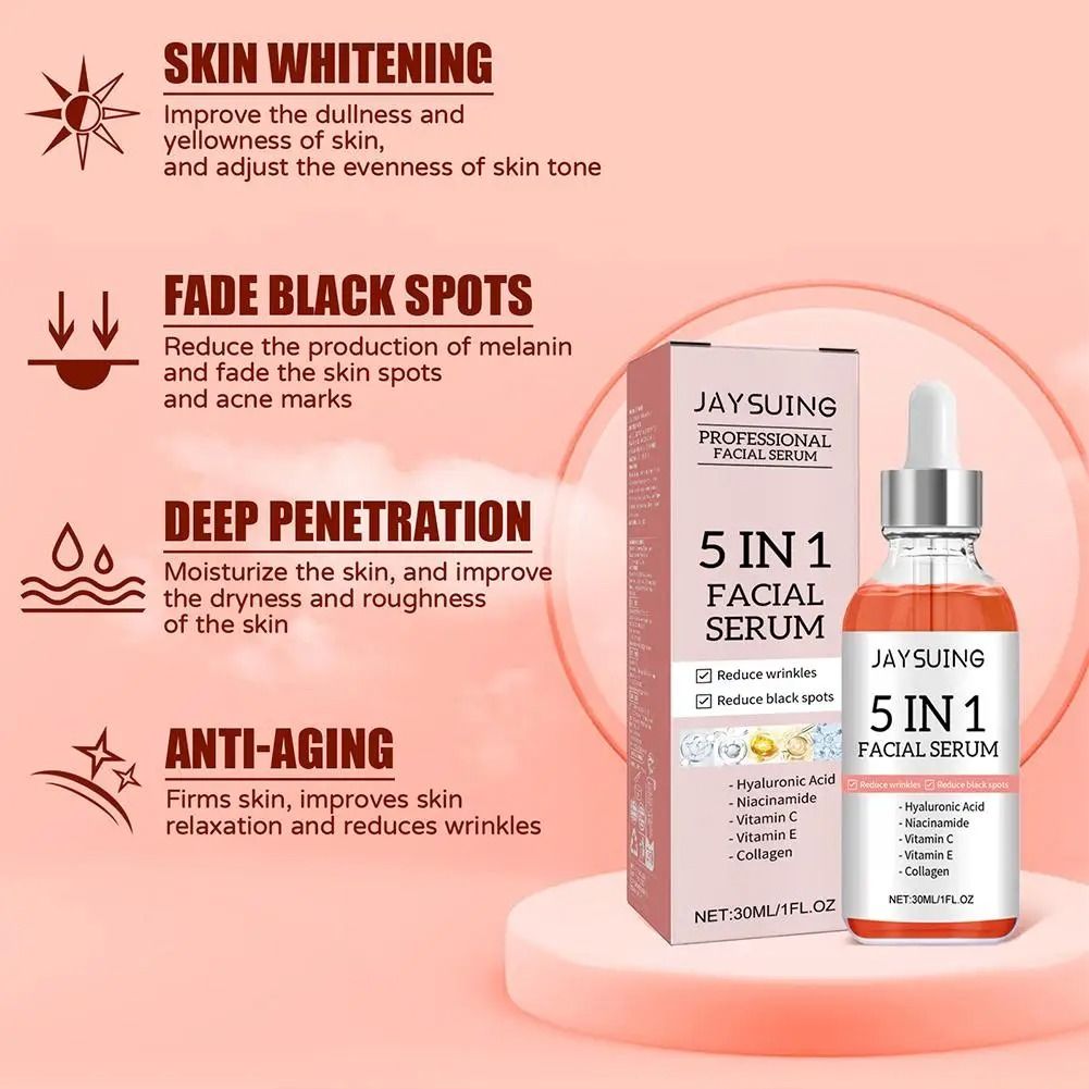 5-in-1 Multivitamin Face Serum – Firming, Brightening & Anti-Aging