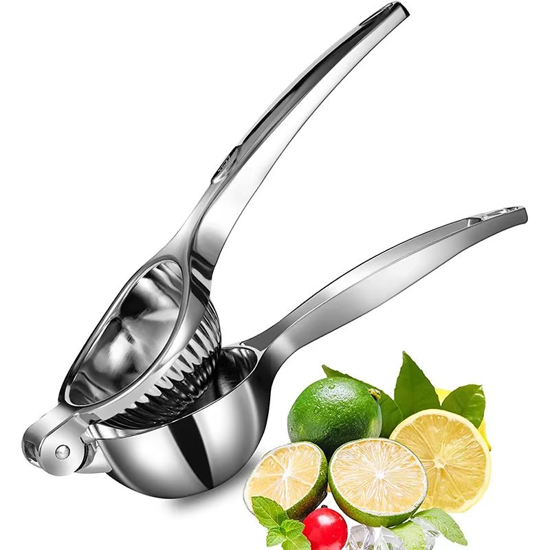 LMETJMA Premium Zinc Alloy Lemon Squeezer Manual Citrus Juicer