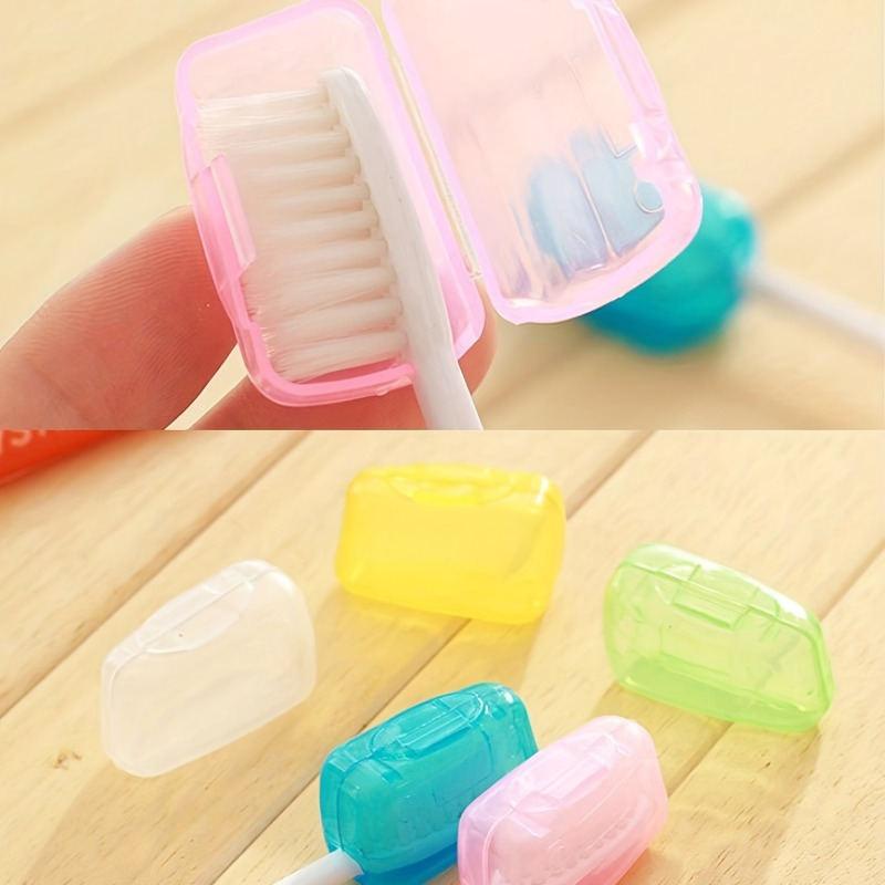 Travel Toothbrush Head Protective Cover, Portable Protective Shell Head Cover for Safe and Hygienic Travel
