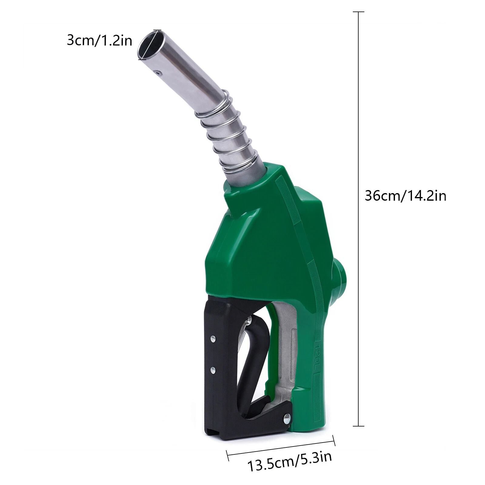 Self-sealing Diesel Transfer Nozzle, Automatic Fuel Nozzle with Auto Shut Off