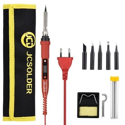 Digital LCD Soldering Iron Repair Kit Adjustable Temperature 80W
