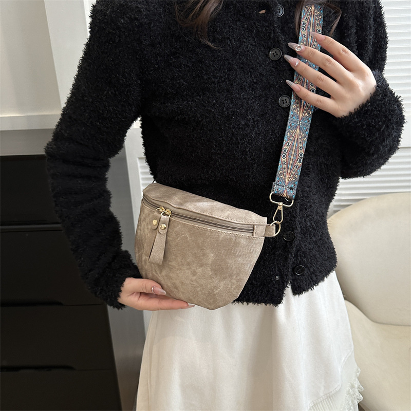 Stylish PU Leather Hobo Satchel Chest Bag Luxury Womens Fashion Waist Pack