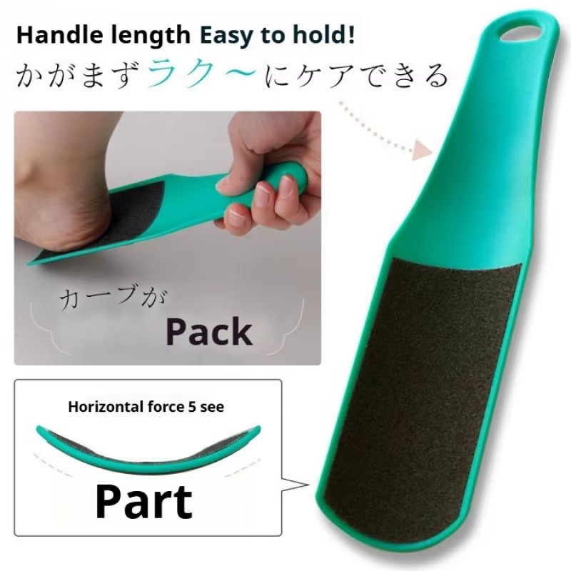 Double Sided Curved Foot Scrubber Board Callus Remover and Dead Skin Removal Foot Scraper Tool