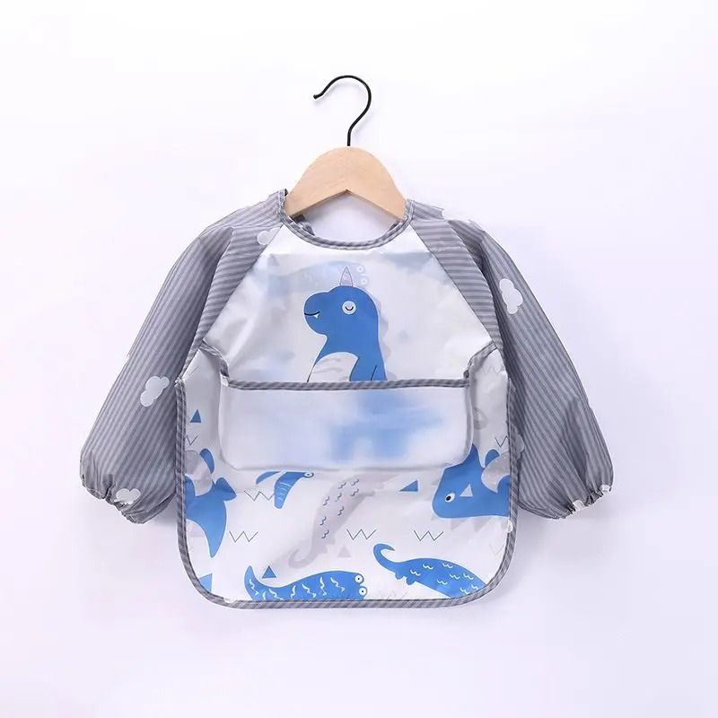 Waterproof Long Sleeve Baby Feeding Smock