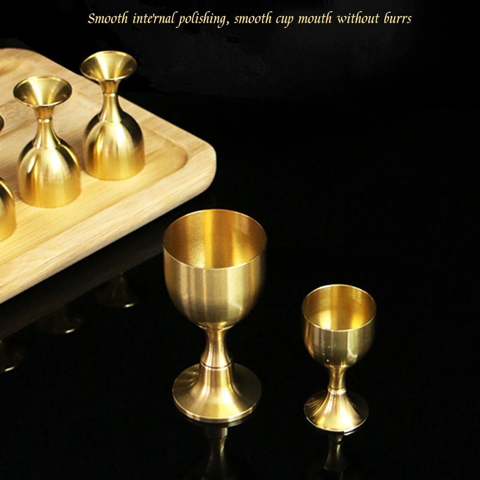Pure Copper Chalice Cup | Artisanal Brass Beverage Goblet