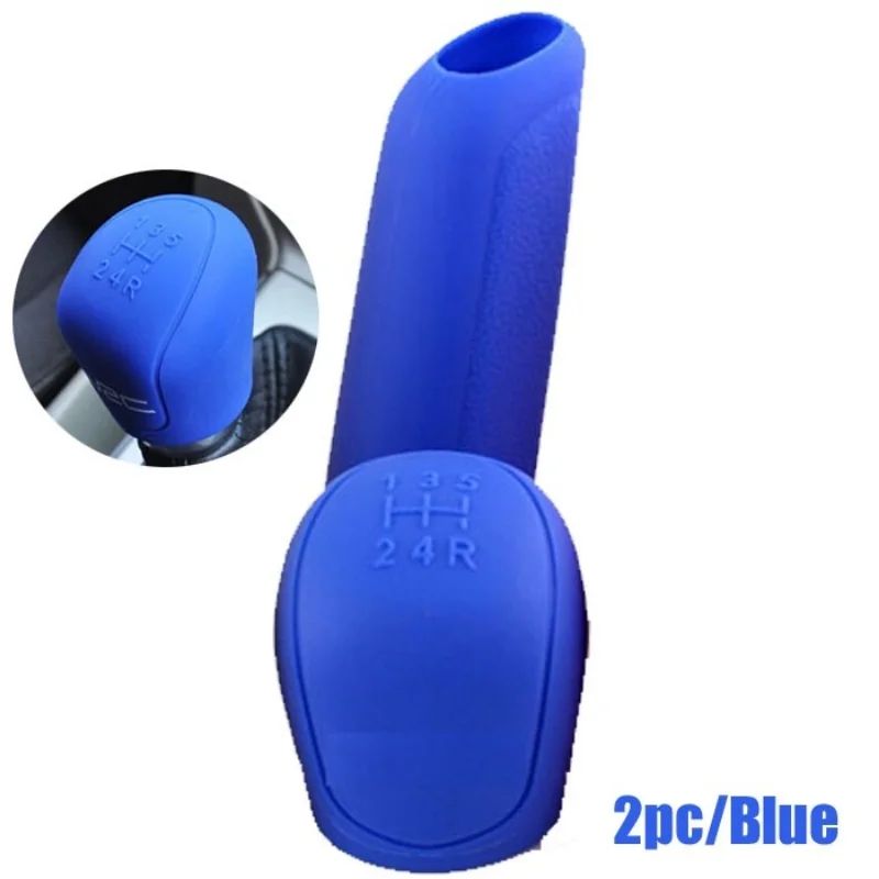 Universal Car Gear Shift & Handbrake Cover Set (2PCS) - Anti-Slip, Wear-Resistant Grip Sleeves