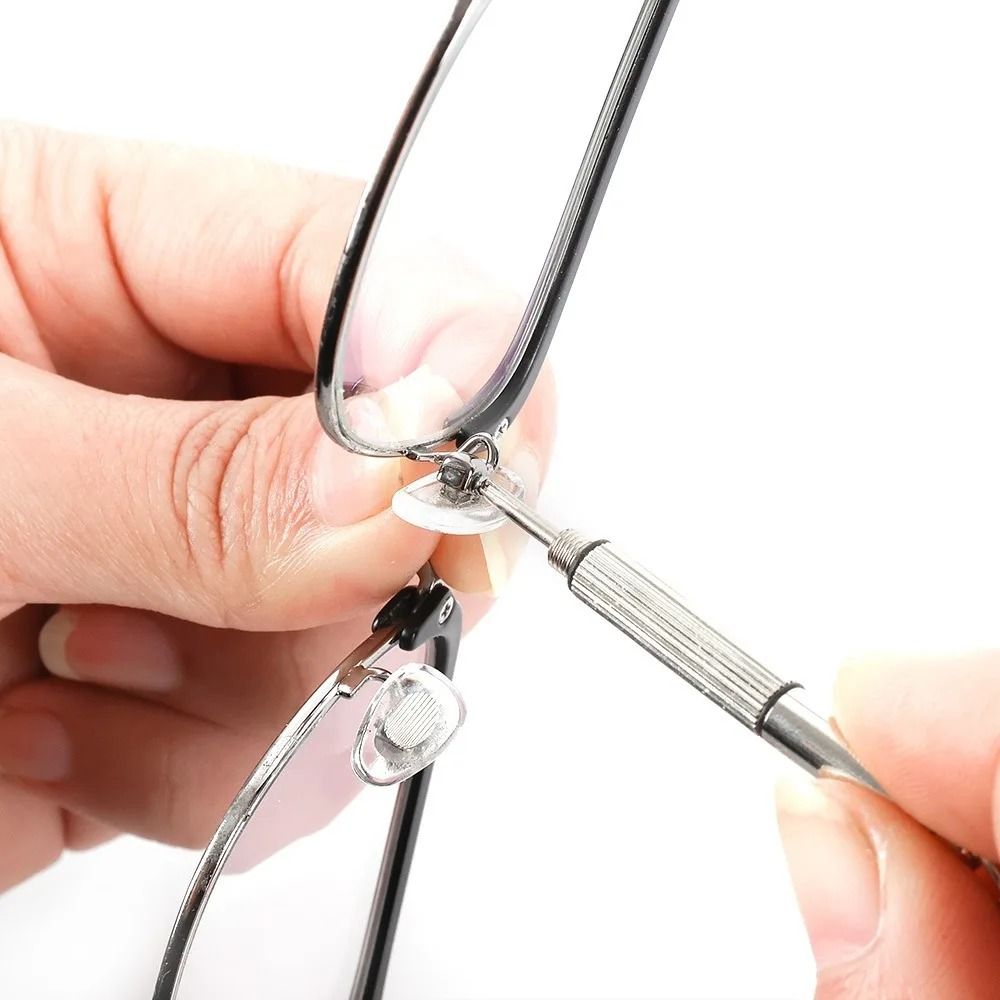 Steel Glasses Screwdriver Keychain Portable Precision Eyeglass and Watch Repair Tool