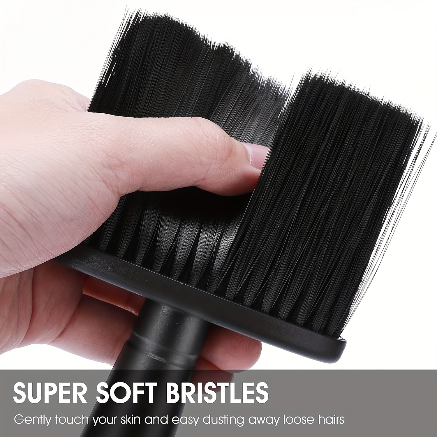 Adult Soft Barber Neck Duster Brush for Hair Cutting Ideal for Neckline and Ears Cleaning Barber Accessories